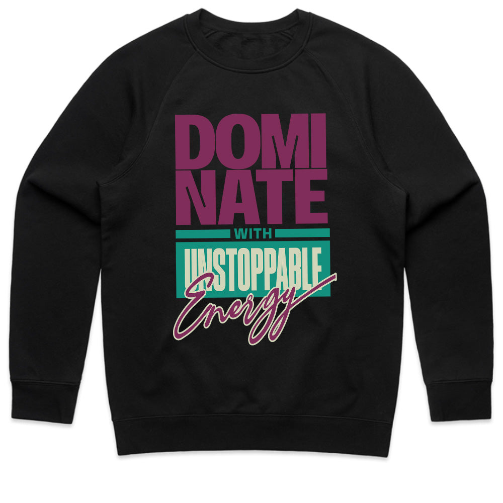 "Dominate with Unstoppable Energy" Motivational Gym T-Shirt – Power & Confidence
