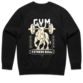 "Fitness Bull" Powerlifting Gym T-Shirt – Strength, Power & Determination