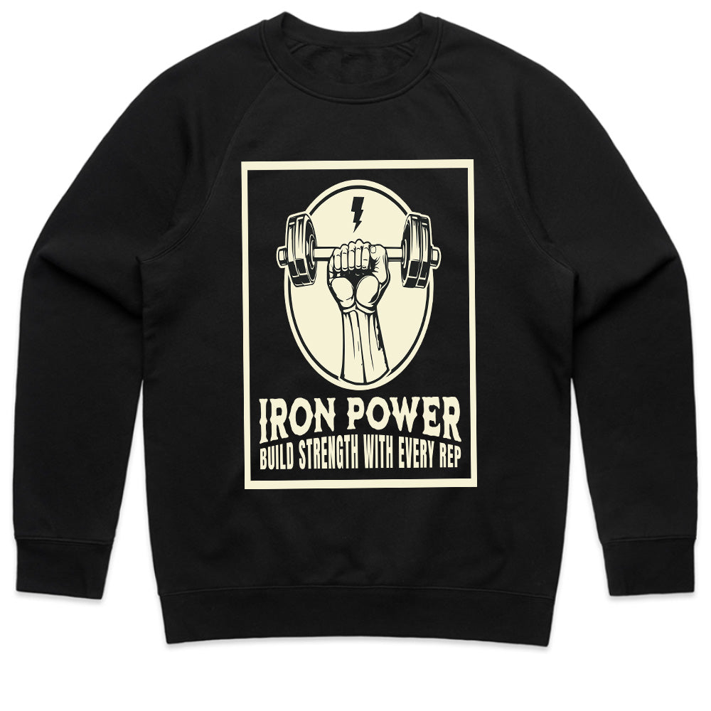 "Iron Power" Strength Training Gym T-Shirt – Build Strength with Every Rep