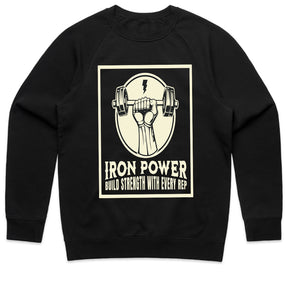 "Iron Power" Strength Training Gym T-Shirt – Build Strength with Every Rep