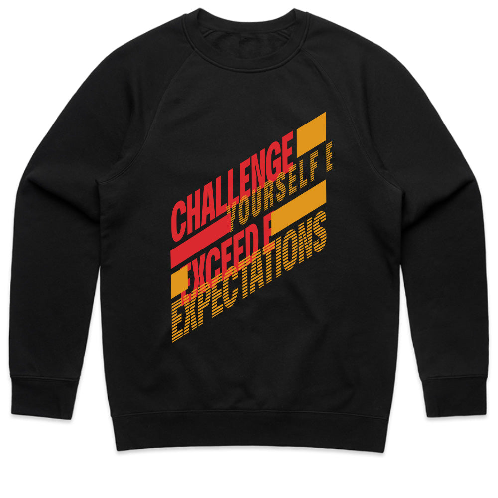 "Challenge Yourself, Exceed Expectations" Motivational Gym T-Shirt – Push Beyond Limits