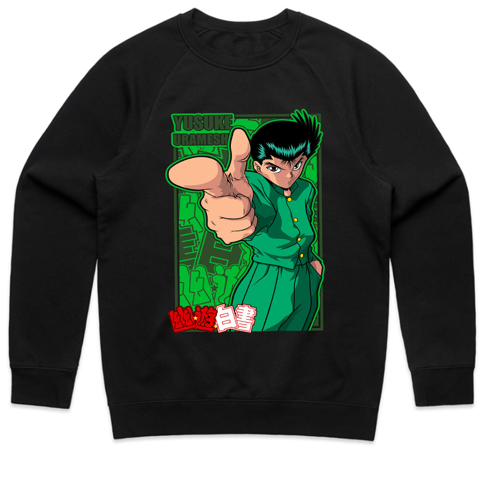 Yusuke Urameshi Spirit Gun T-Shirt – Classic Yu Yu Hakusho Anime Design