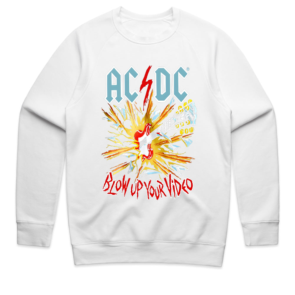 AC/DC "Blow Up Your Video" Explosive Rock Graphic T-Shirt