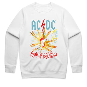 AC/DC "Blow Up Your Video" Explosive Rock Graphic T-Shirt