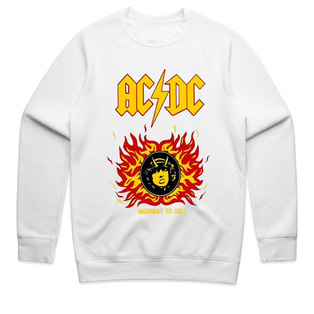 AC/DC "Highway to Hell" Fiery Tribute Graphic T-Shirt