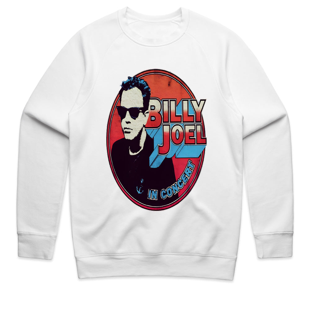 Billy Joel "In Concert" Retro 80s Style T-Shirt – Vintage Rock Tour Tee