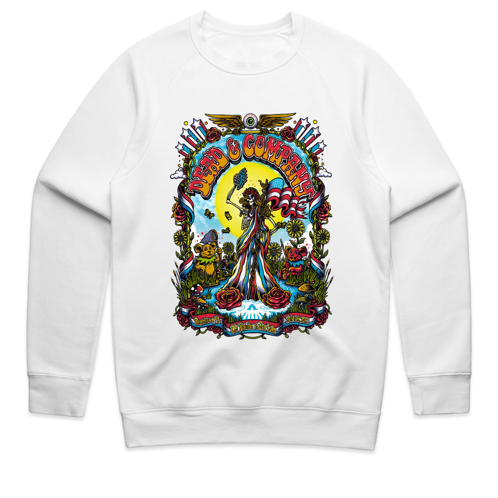 Dead & Company Psychedelic Tour T-Shirt – Vibrant Grateful Dead-Inspired Artwork