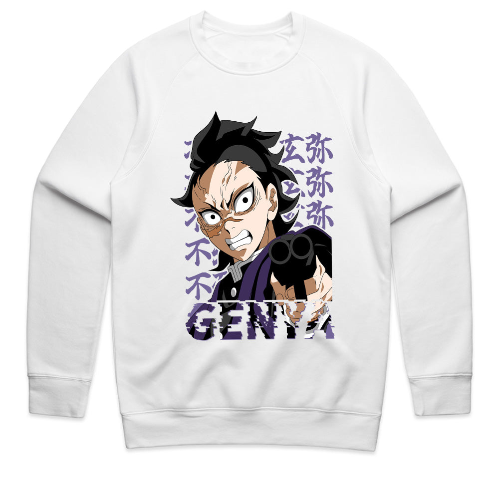 Genya Shinazugawa T-Shirt – Demon Slayer Fierce Warrior