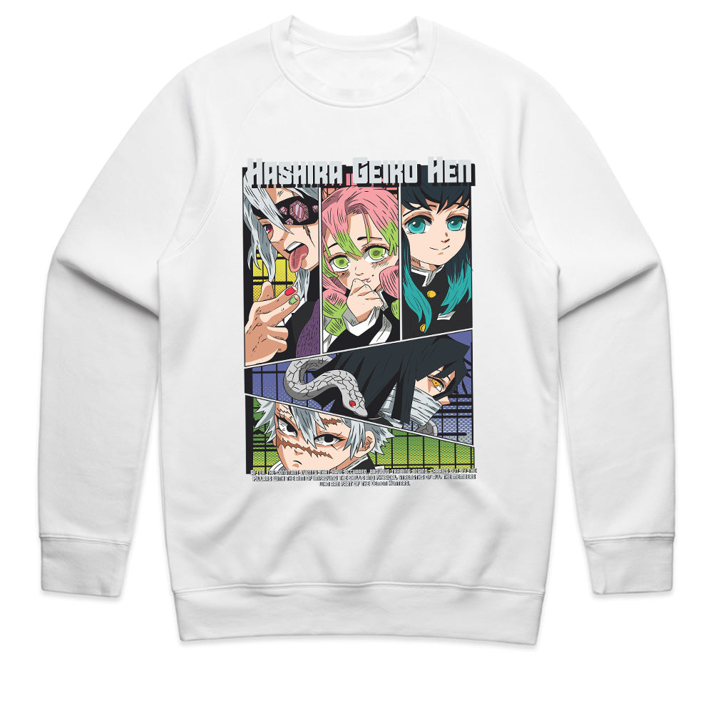 Demon Slayer: Hashira Training Arc T-Shirt – Elite Hashira Anime Graphic Tee