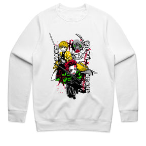 Demon Slayer Trio T-Shirt – Epic Anime Warrior Design