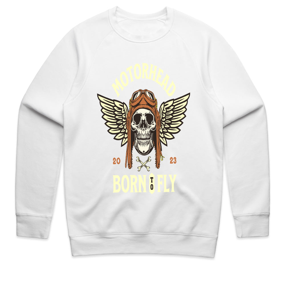 Motorhead – Born to Fly Vintage Aviator Skull T-Shirt
