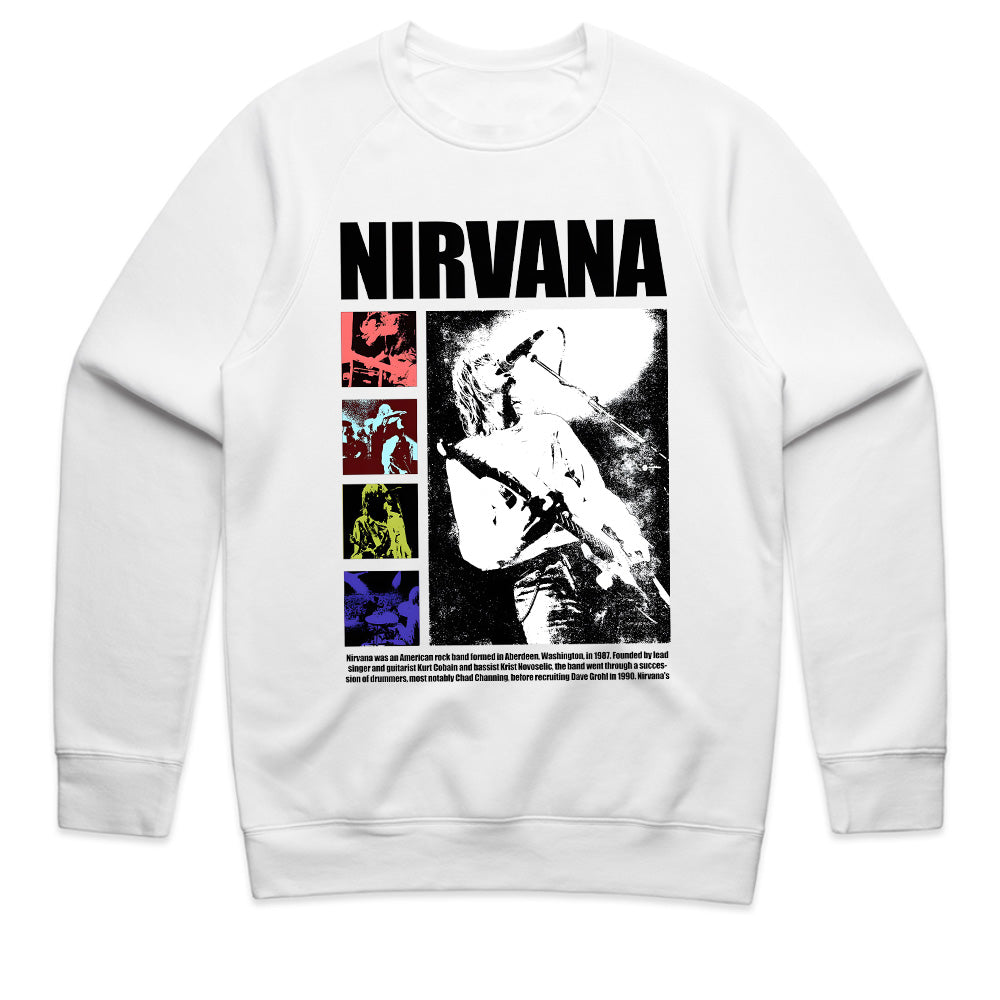 Nirvana Live Performance T-Shirt – Grunge Rock Tribute