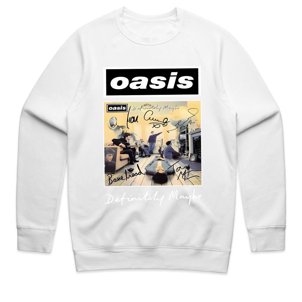 Oasis "Definitely Maybe" Album Cover T-Shirt – Signed Edition Tribute