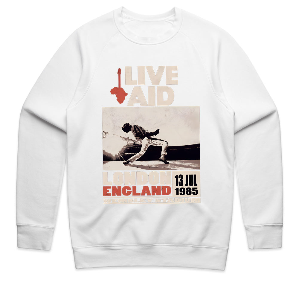 Live Aid 1985 Queen T-Shirt – Iconic Freddie Mercury Wembley Performance