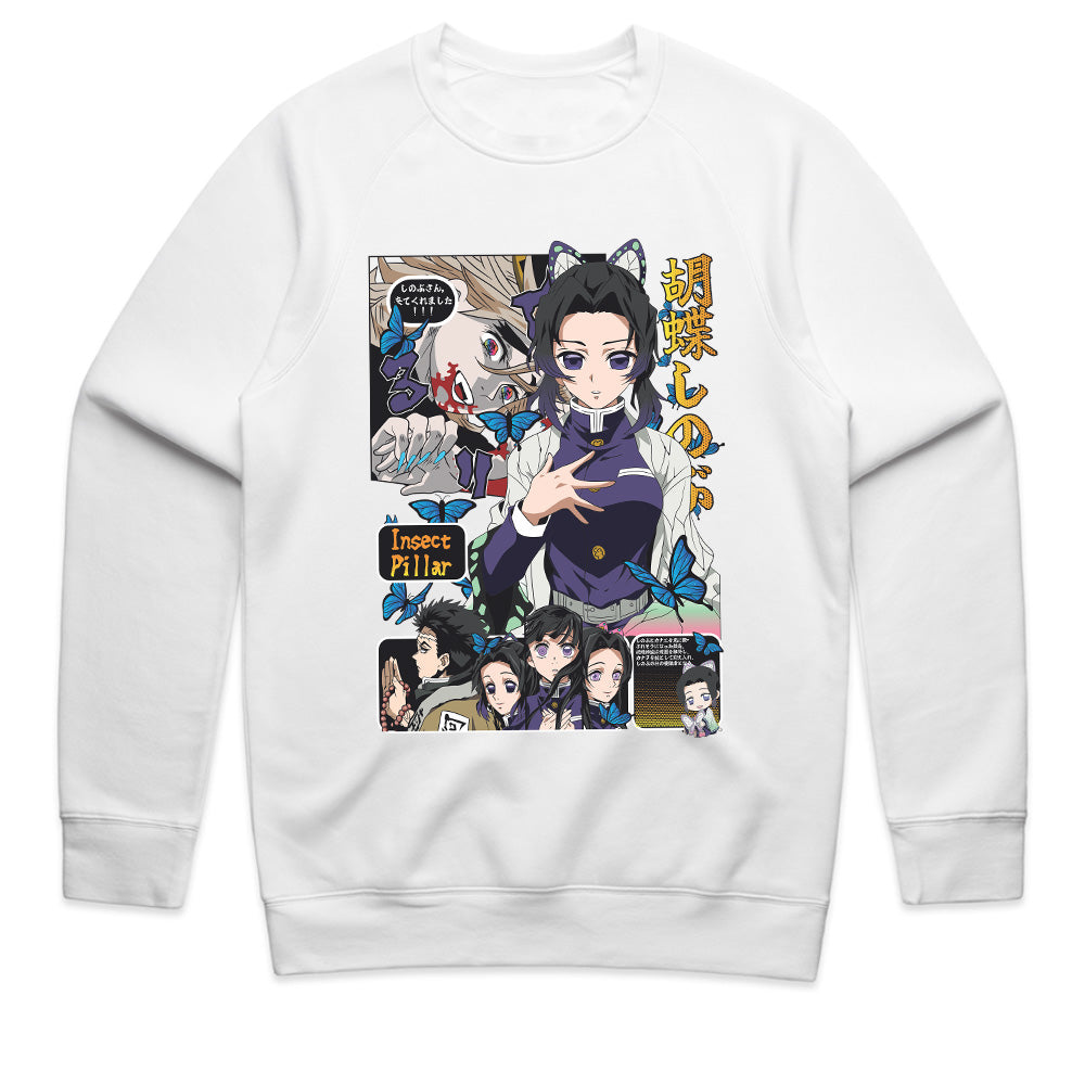 Shinobu Kocho Insect Pillar T-Shirt – Demon Slayer Manga Panel Design