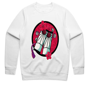 Elegant Demon Slayer Hanafuda Earring T-Shirt – Iconic Samurai-Inspired Aesthetic