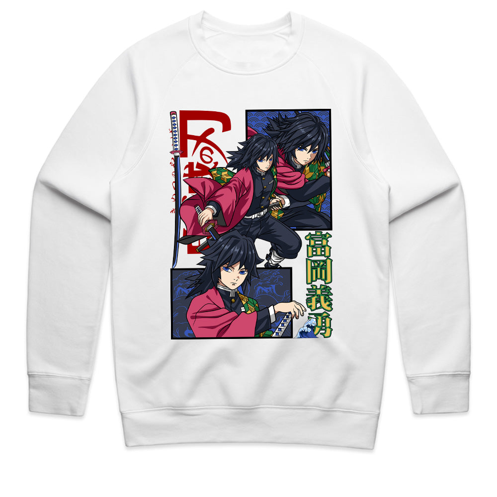 Demon Slayer Giyu Tomioka T-Shirt – Water Hashira Battle Stance