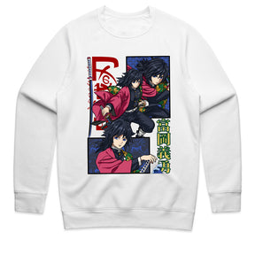 Demon Slayer Giyu Tomioka T-Shirt – Water Hashira Battle Stance