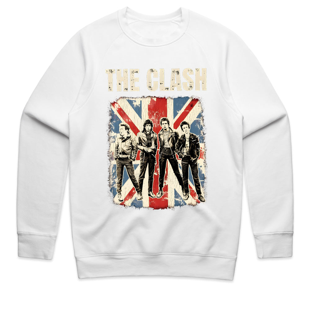 The Clash Vintage Union Jack Punk Rock T-Shirt