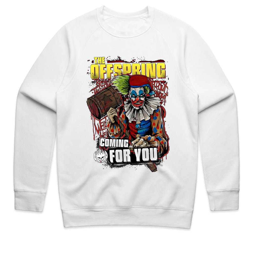 The Offspring "Coming for You" Creepy Clown Punk Rock T-Shirt