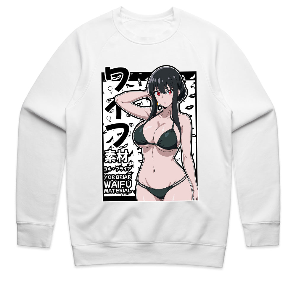 Yor Briar Waifu Material T-Shirt – Spy x Family Anime Aesthetic