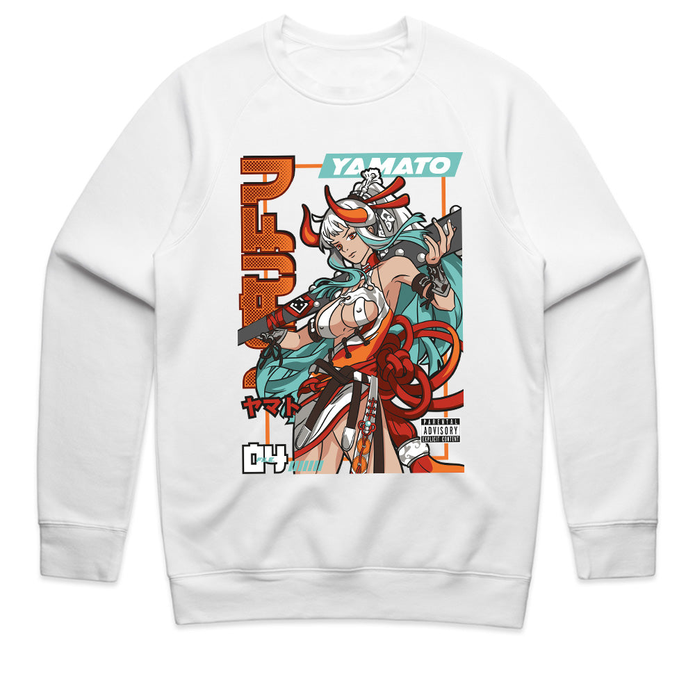 Yamato One Piece Waifu T-Shirt – Bold Samurai Warrior Anime Design