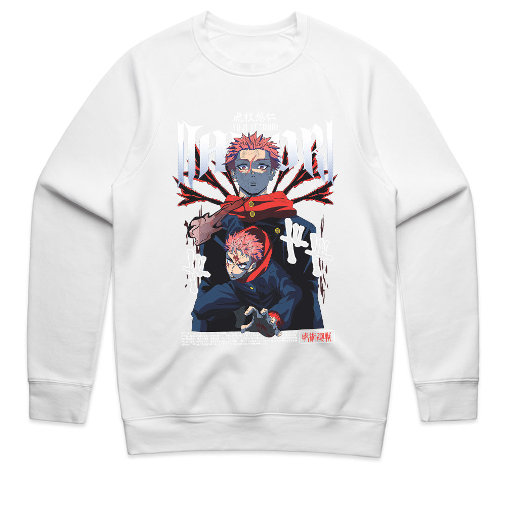 Yuji Itadori & Sukuna Cursed Energy T-Shirt – Jujutsu Kaisen Anime Power