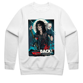 "He's Back! The Man Behind The Mask" Vintage Horror Rock T-Shirt