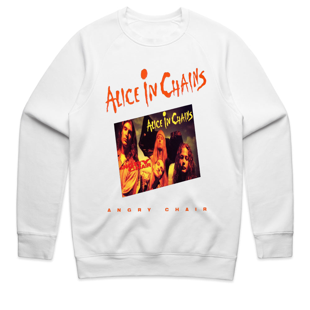 Alice in Chains "Angry Chair" Vintage Band T-Shirt – 90s Grunge Rock Merch