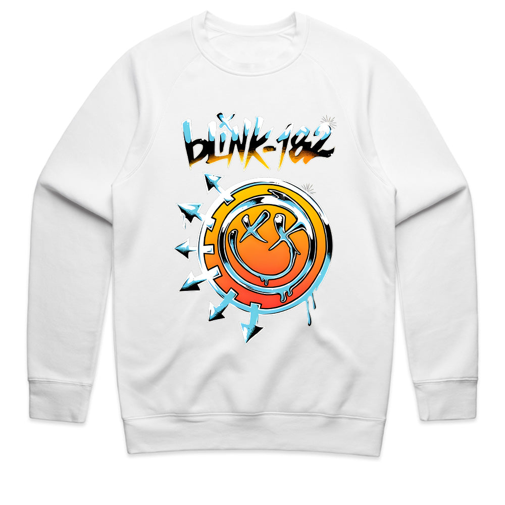 Blink-182 Retro Graffiti Style T-Shirt – Vibrant Logo Design