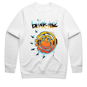 Blink-182 Retro Graffiti Style T-Shirt – Vibrant Logo Design