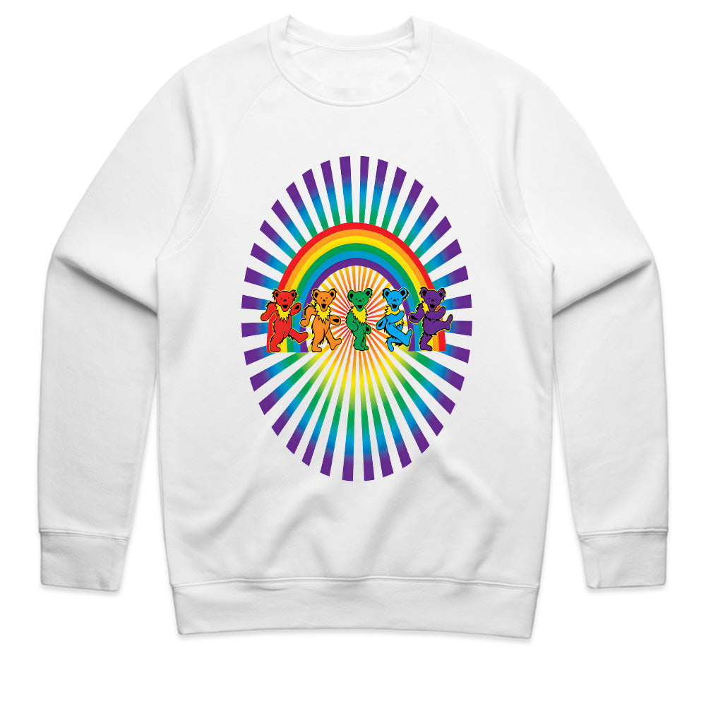 Grateful Dead Dancing Bears Rainbow Psychedelic T-Shirt