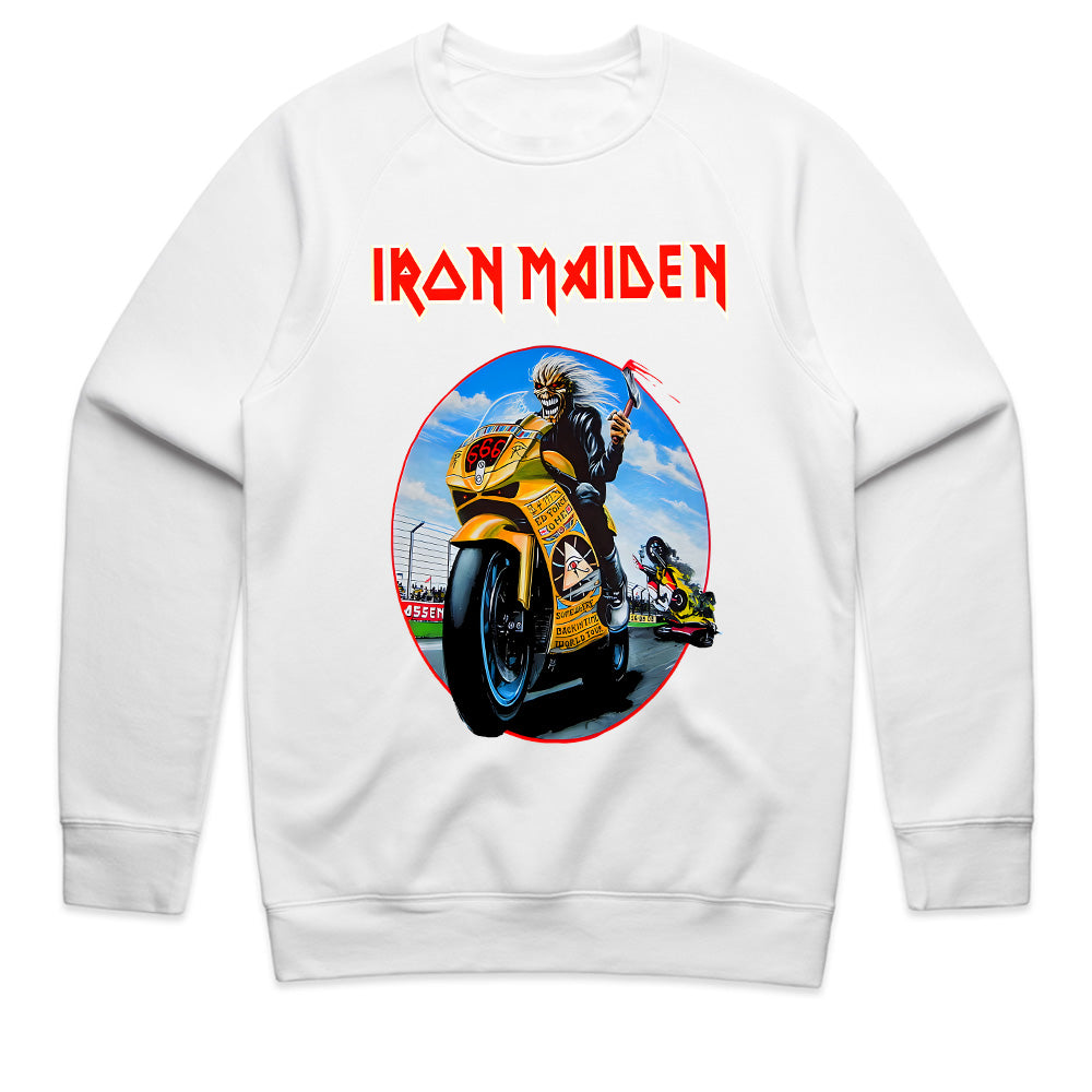 Iron Maiden Eddie Moto Racer T-Shirt – Heavy Metal Speed Demon Tee