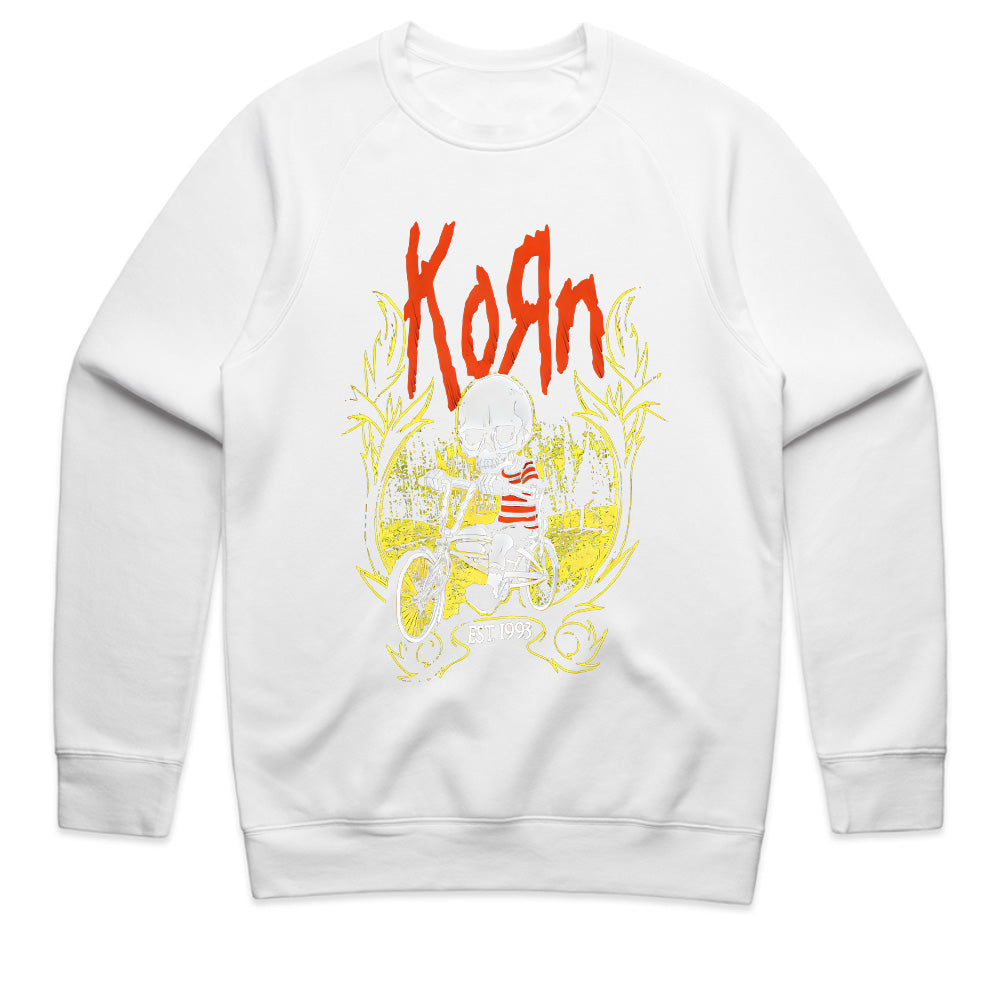 Korn Skull Kid Bicycle T-Shirt – Vintage Nu-Metal Rock Apparel