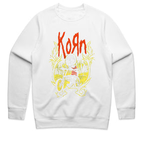 Korn Skull Kid Bicycle T-Shirt – Vintage Nu-Metal Rock Apparel
