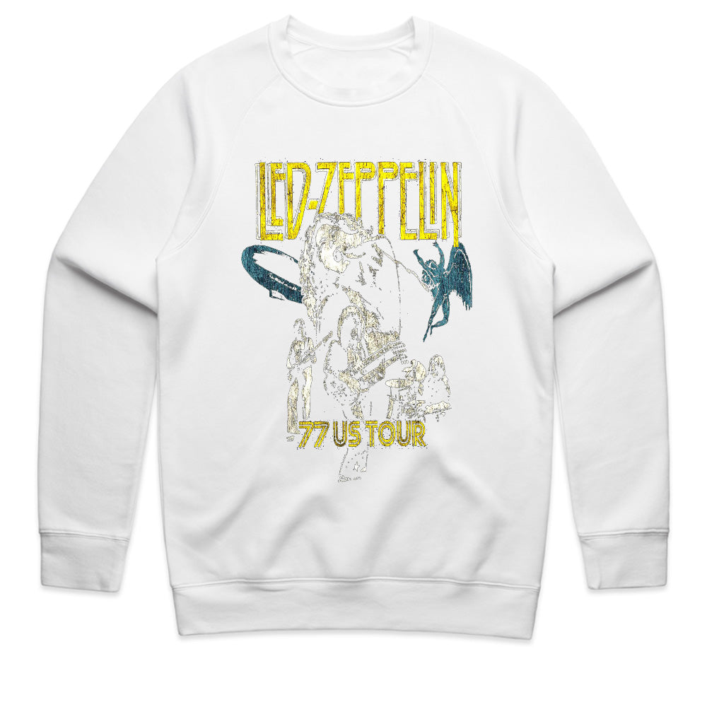 Led Zeppelin 1977 US Tour T-Shirt – Vintage Concert Tribute