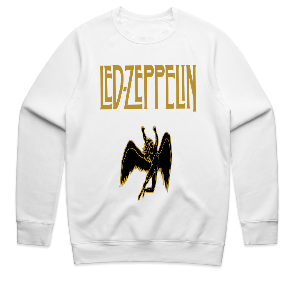 Classic Led Zeppelin T-Shirt – Iconic Band Logo & Angelic Figure