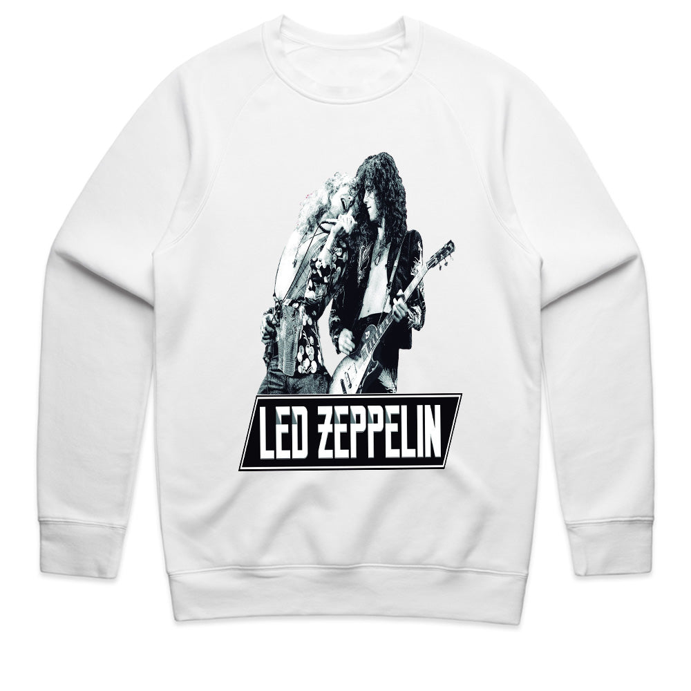 Led Zeppelin Classic Rock Duo T-Shirt – Iconic Live Performance Tribute
