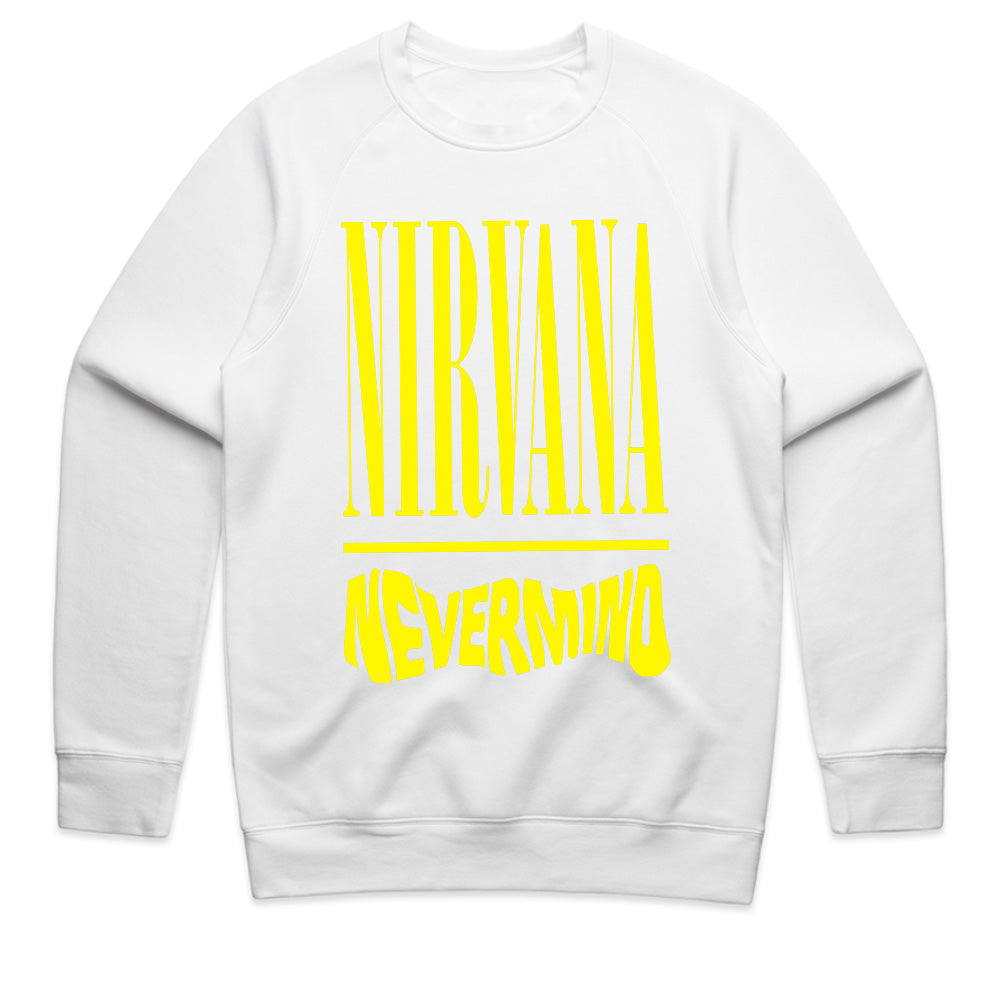 Nirvana "Nevermind" Minimalist Logo T-Shirt – Classic Grunge Tribute