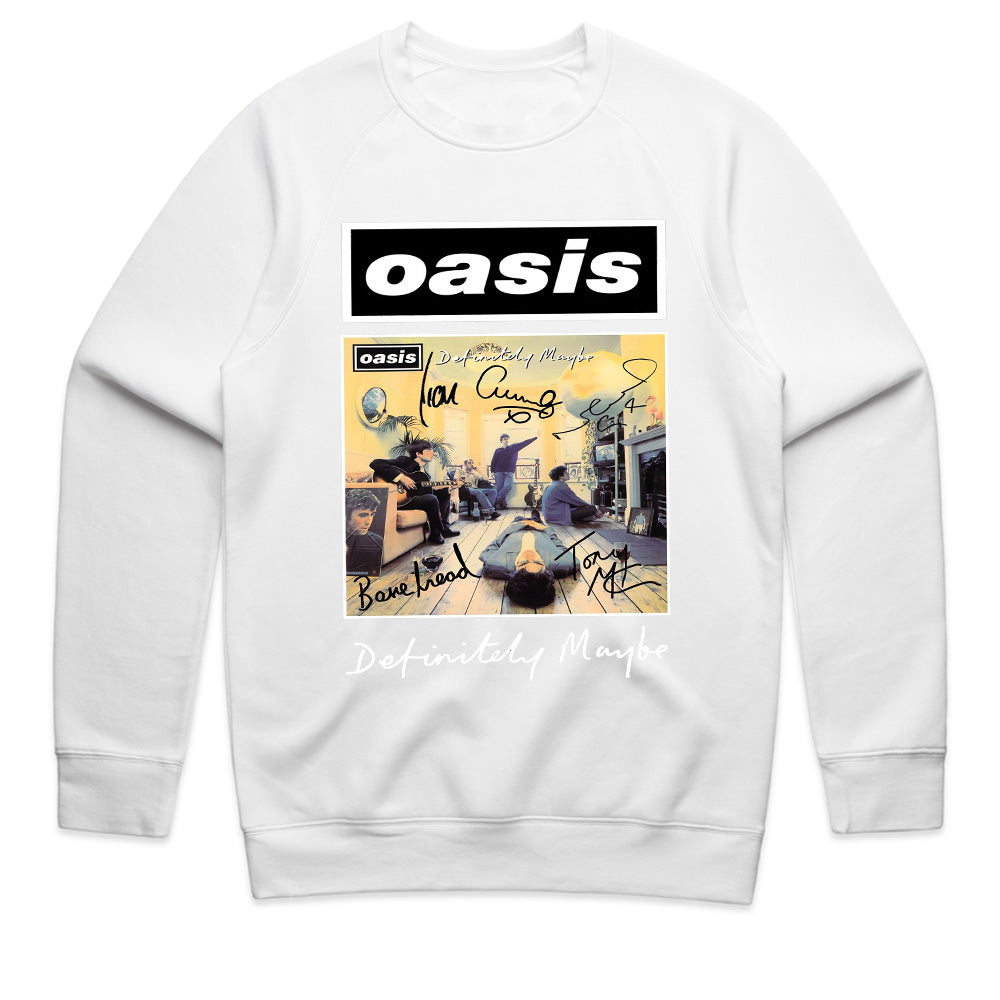 Oasis "Definitely Maybe" Album Cover T-Shirt – Signed Edition Tribute