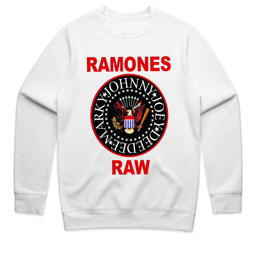 Ramones "Raw" T-Shirt – Classic Punk Rock Eagle Logo Tee