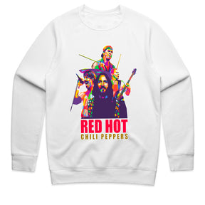 Red Hot Chili Peppers Pop Art Band T-Shirt – Vibrant Rock Concert Tee
