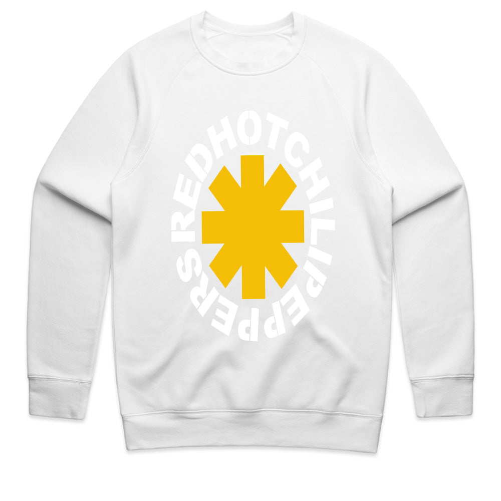Red Hot Chili Peppers Yellow Asterisk Logo T-Shirt – Classic Rock Band Tee