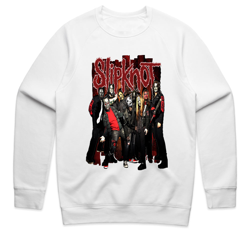 Slipknot Full Band Group Photo T-Shirt – Heavy Metal Legends