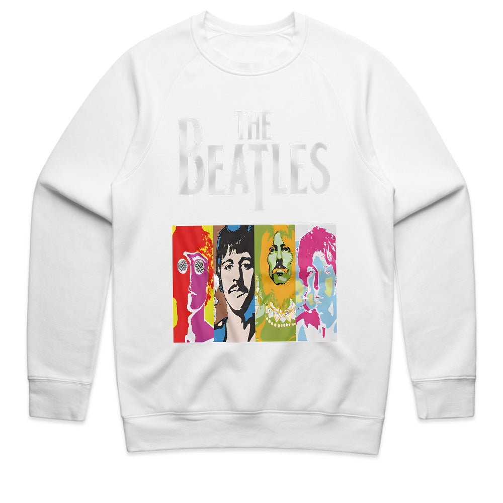 The Beatles "Psychedelic Pop Art" T-Shirt – Vibrant Retro Rock Tribute
