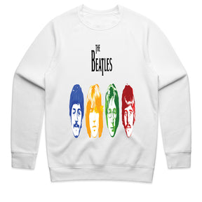 The Beatles "Color Pop Faces" T-Shirt – Retro Psychedelic Rock Tribute