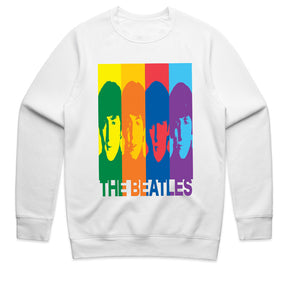 The Beatles "Pop Art Rainbow" T-Shirt – Vibrant Retro Rock Tribute Tee