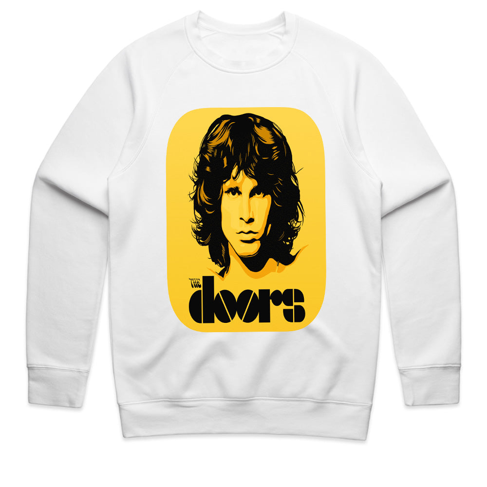 The Doors Retro Jim Morrison Black & Yellow T-Shirt – Vintage Rock Style