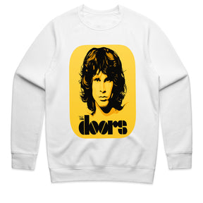 The Doors Retro Jim Morrison Black & Yellow T-Shirt – Vintage Rock Style