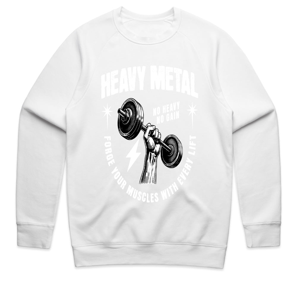 "Heavy Metal – No Heavy, No Gain" Workout T-Shirt